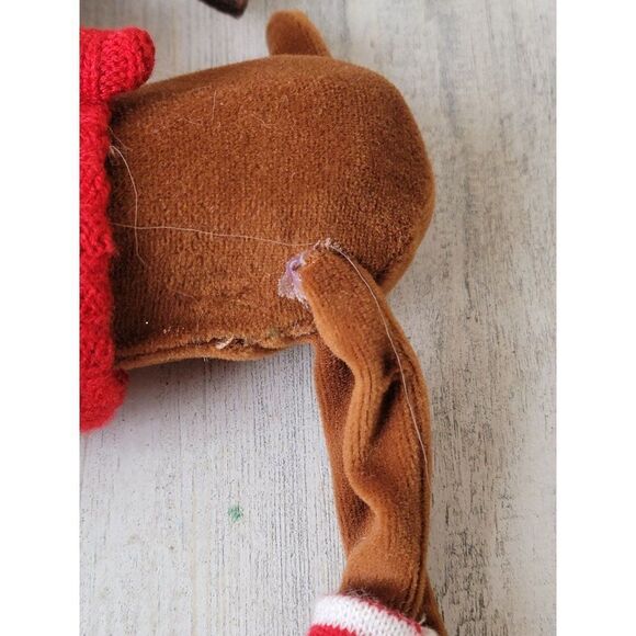 Plush hanging reindeer sweater home Xmas decor - Picture 4 of 7
